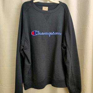 Navy Blue Champion Crewneck